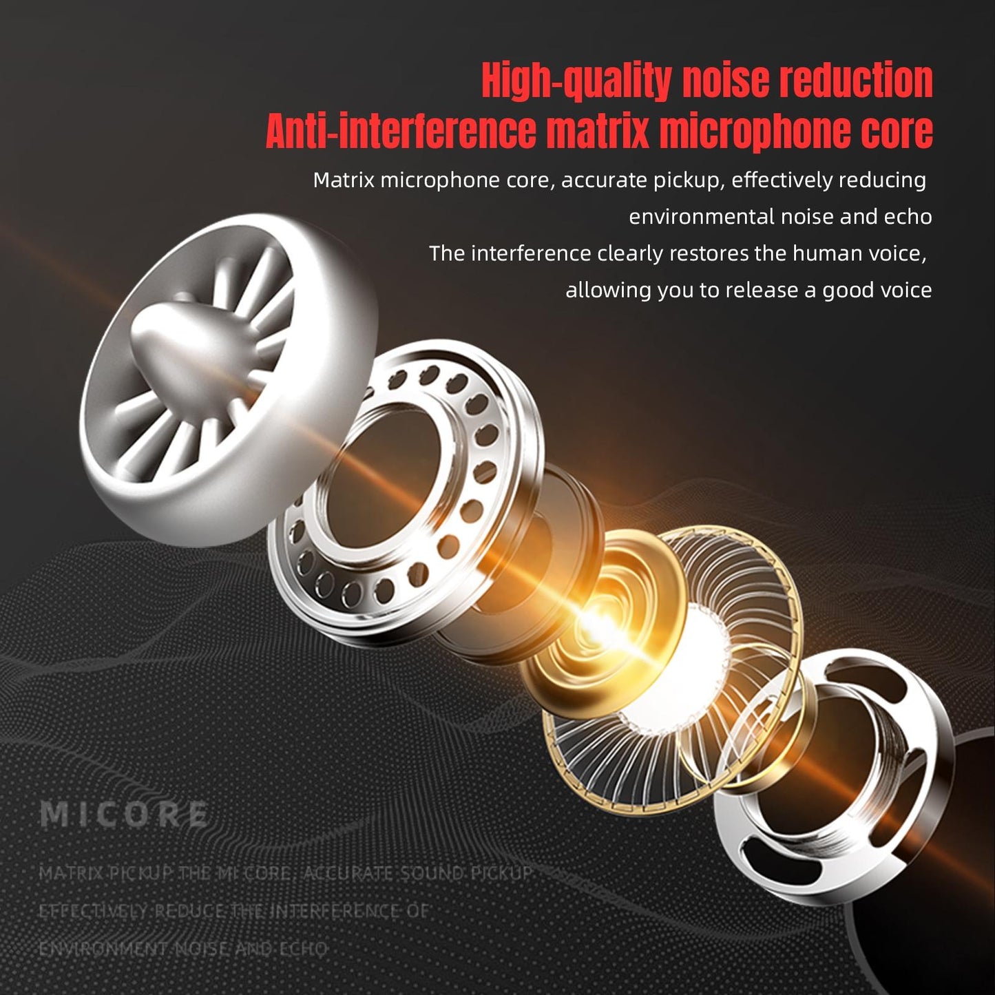 High-Quality Usb Noise-Cancelling Microphone - Black-1915196900131344389