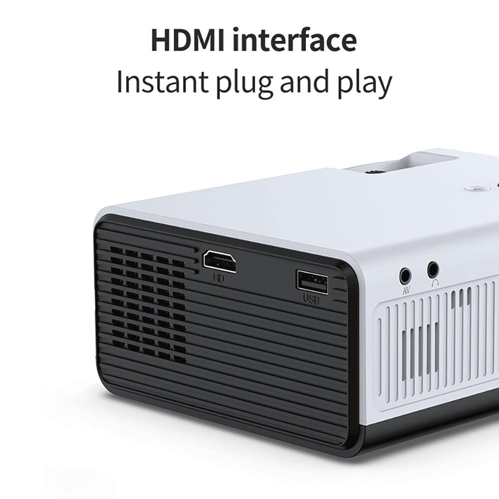 Portable Home Theater Projector - 80 Ansi Lumens Android 9.0 800X480P 1G + 8G-1915197971222368264