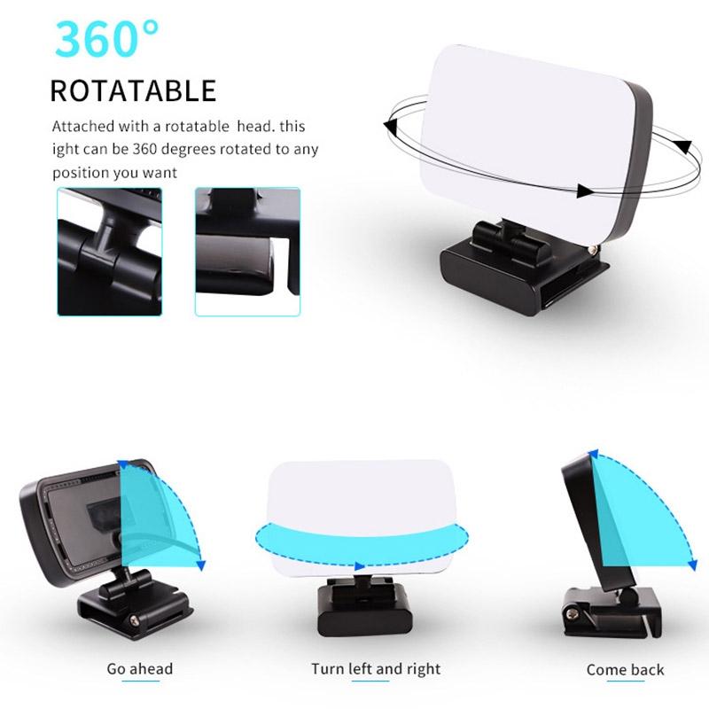 Portable Usb Led Fill Light - 10 Brightness Levels 3000-6500K-1915198061995495427