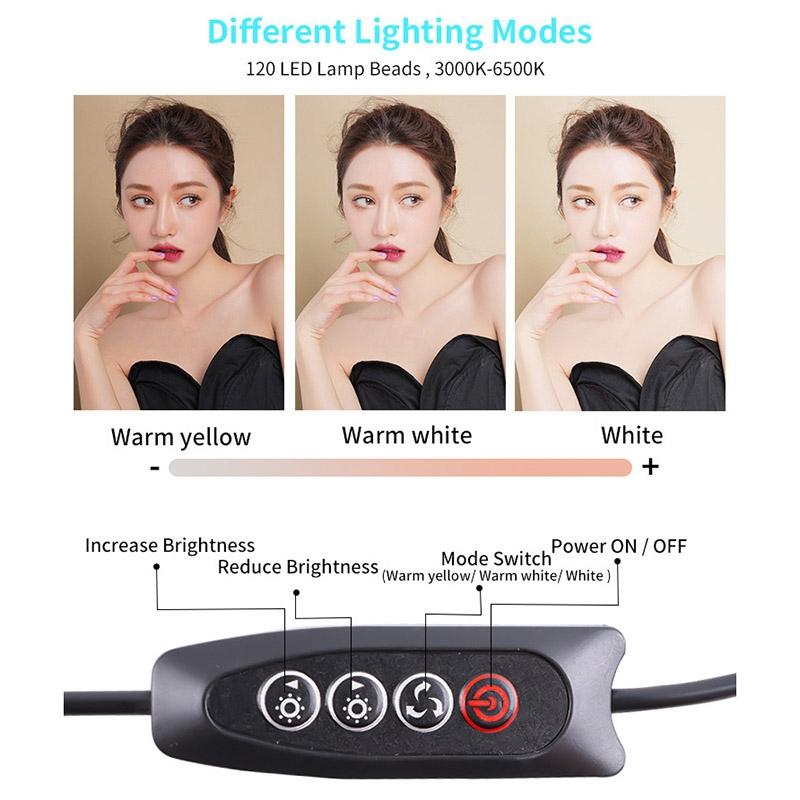 Portable Usb Led Fill Light - 10 Brightness Levels 3000-6500K-1915198061995495428