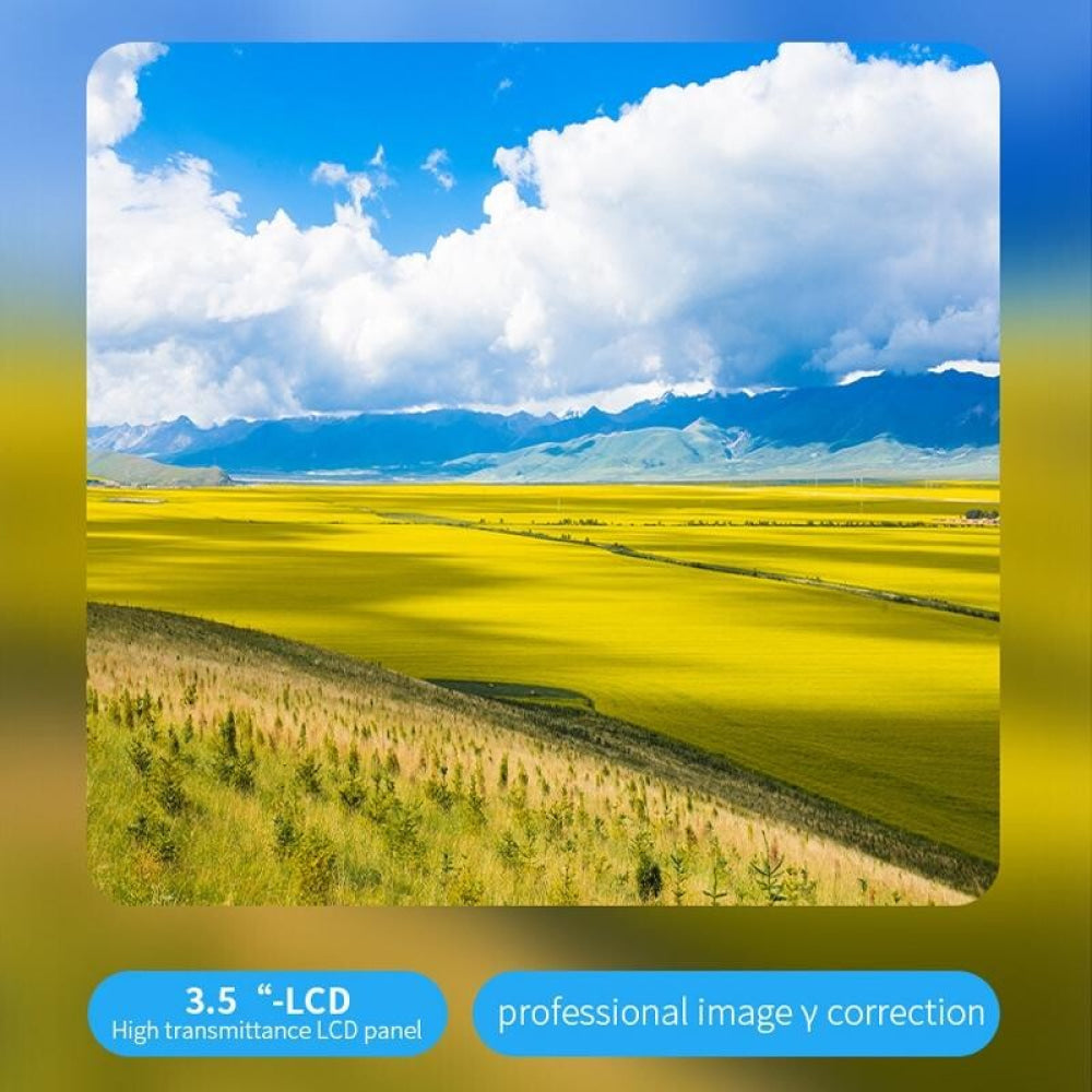 Portable Home Theater Projector - 1200 Lumens 1024X600 Resolution Blue-1915196653707595781