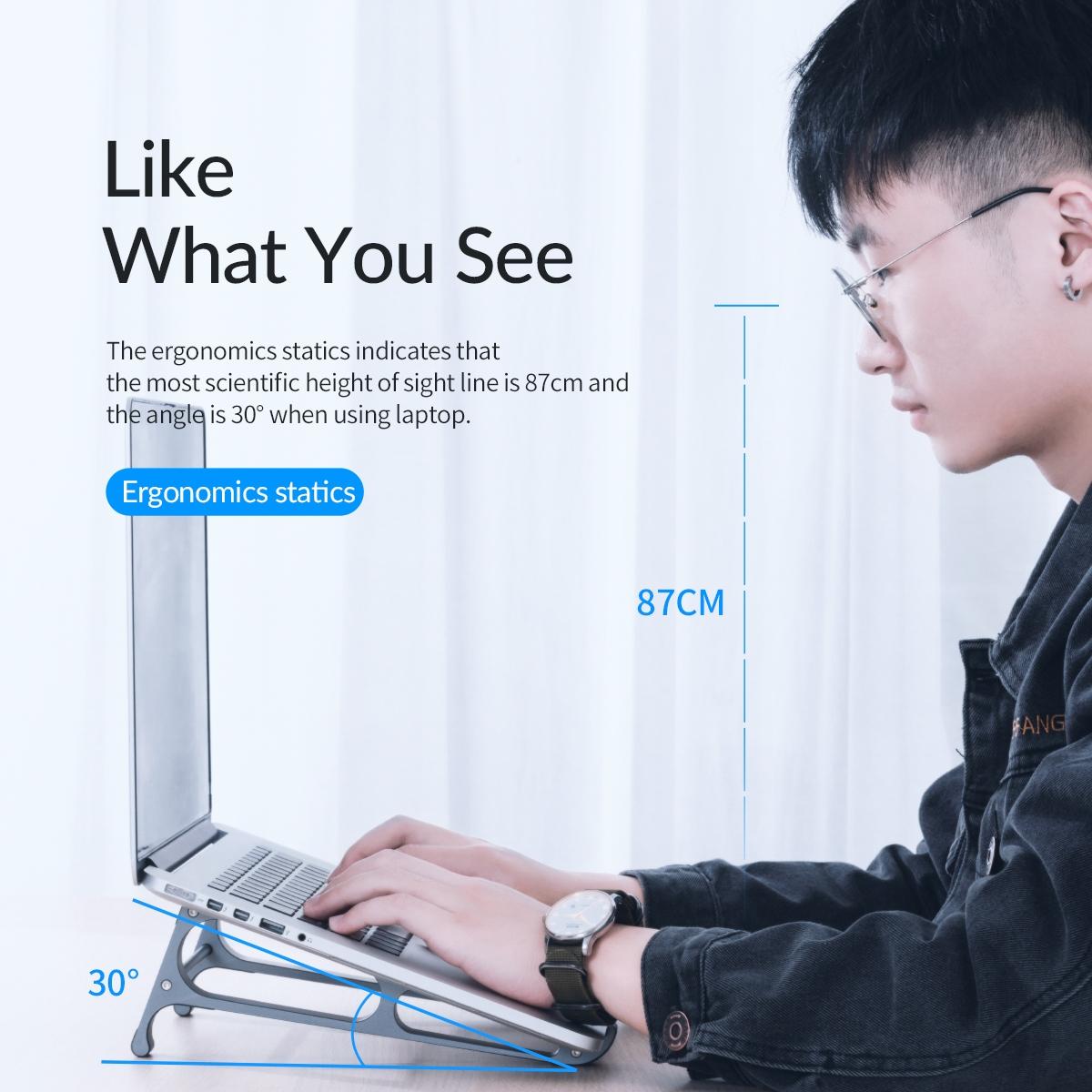 Vertical Laptop Storage Holder - Grey Multi-Functional-1915196922650562563