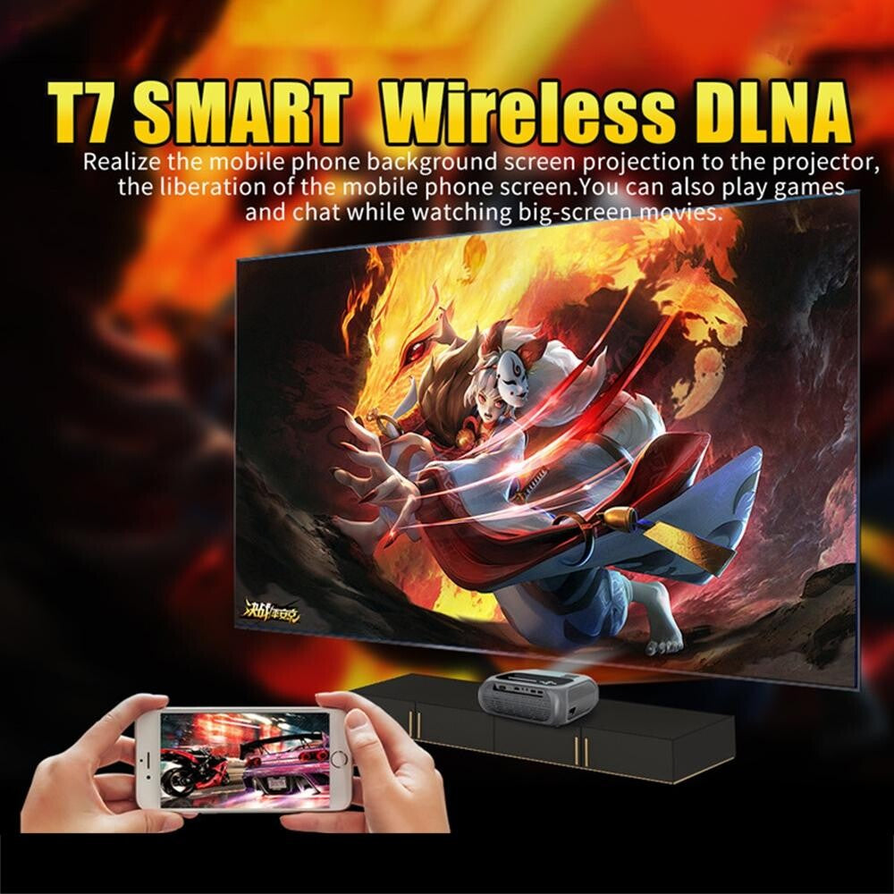 Portable Home Theater Projector - 200 Ansi Lumens - 1080P Hd - Basic Version-1915196977889546245