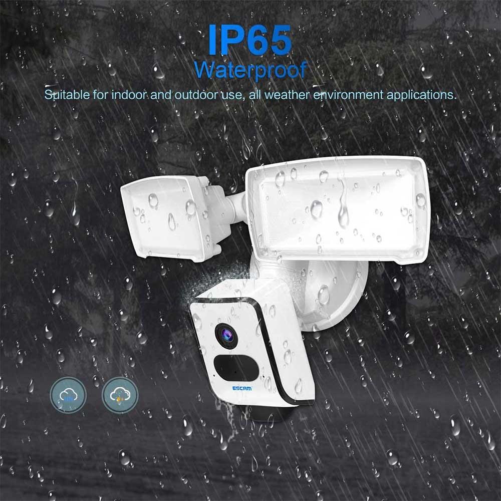 Wireless Floodlight Camera With Night Vision & Pir Detection - 3Mp-1915196523122135045