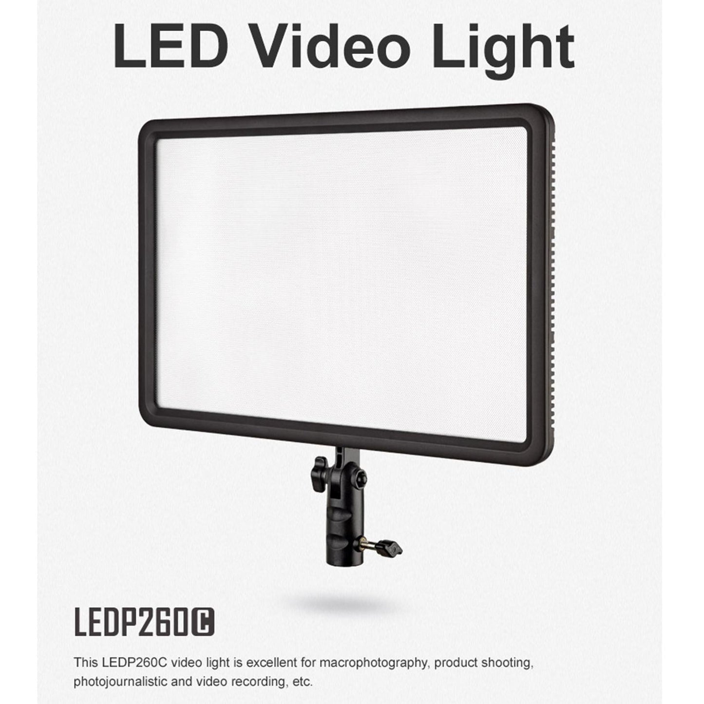 Portable Led Video Light For Shooting - P260C-1915197253342072835