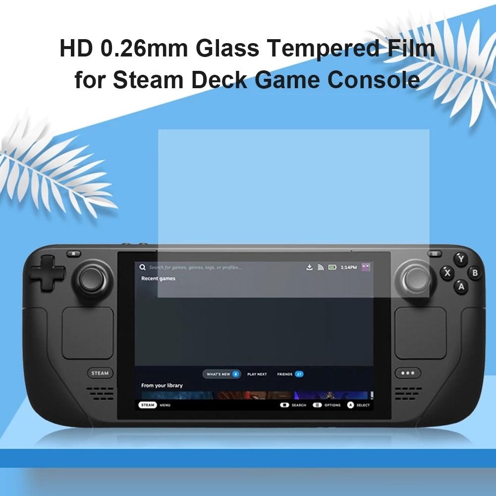 10-Pack Tempered Glass Film For Steam Deck Console - 0.26Mm 9H 2.5D-1915198314035417093