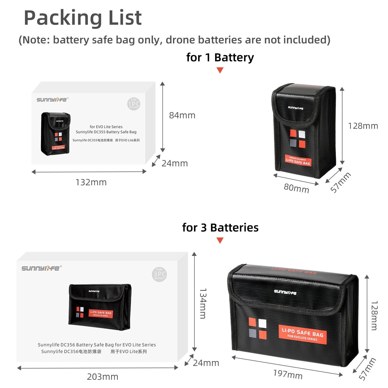 3-In-1 Evo Lite Battery Explosion-Proof Bag-1915197596213841925