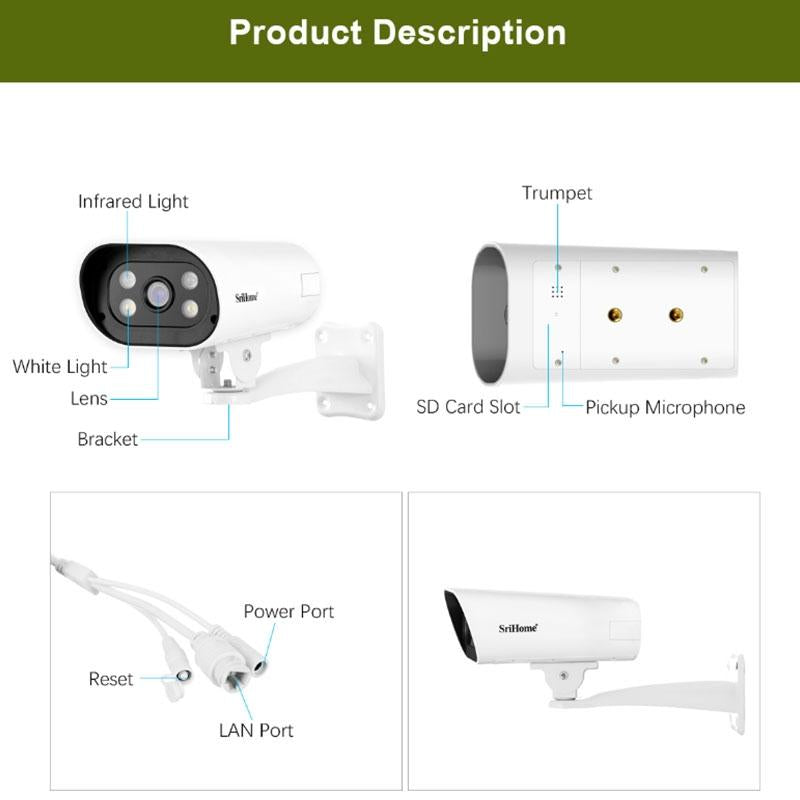 Waterproof Night Vision Bullet Camera - 4Mp Ip66-1915197802967863297