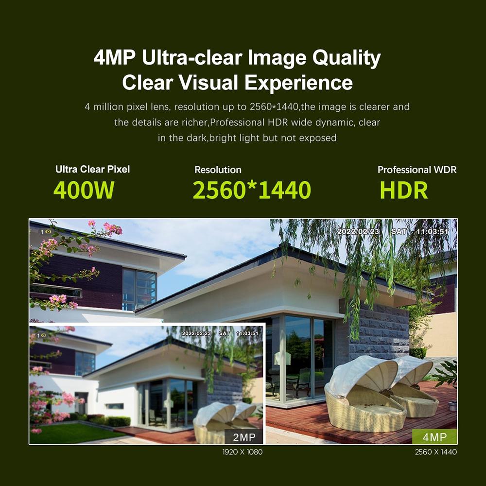 Waterproof Night Vision Bullet Camera - 4Mp Ip66-1915197802967863298