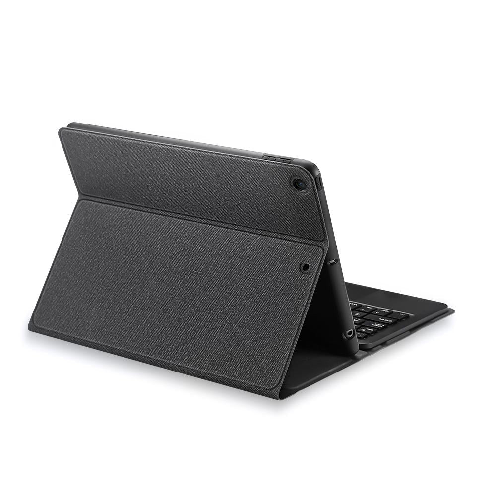 Smart Leather Case With Touchpad For Ipad 10.2 - Black-1915196880120320001