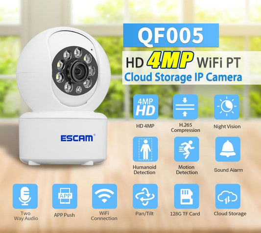 Indoor Hd Wifi Pan-Tilt Camera With Motion Detection Two-Way Audio And Night Vision - 4Mp-1915196524455923713