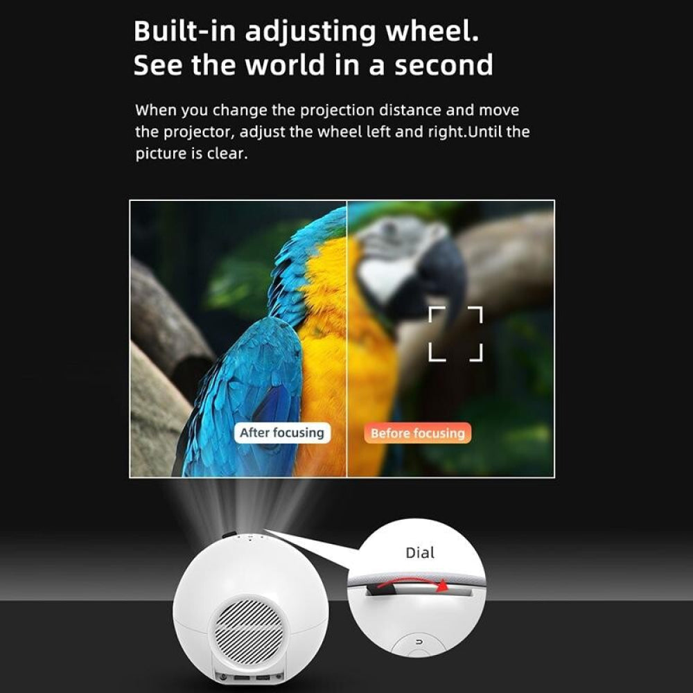 Smart Led Projector - 100 Ansi Lumens 1280X720P Basic Version-1915197787675430918