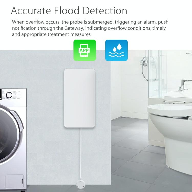 Smart Wifi Water & Flood Sensor - Wireless-1915197241648353283