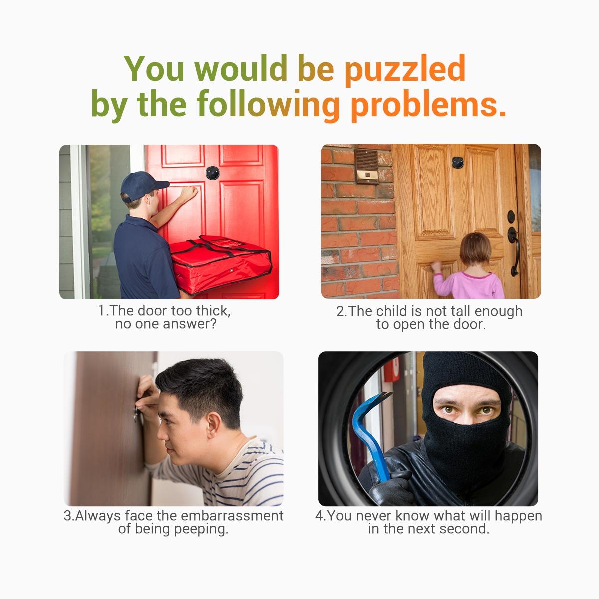 2.4 Digital Door Viewer With Night Vision Tf Card Slot Photo & Video Capture-1915197586944430085