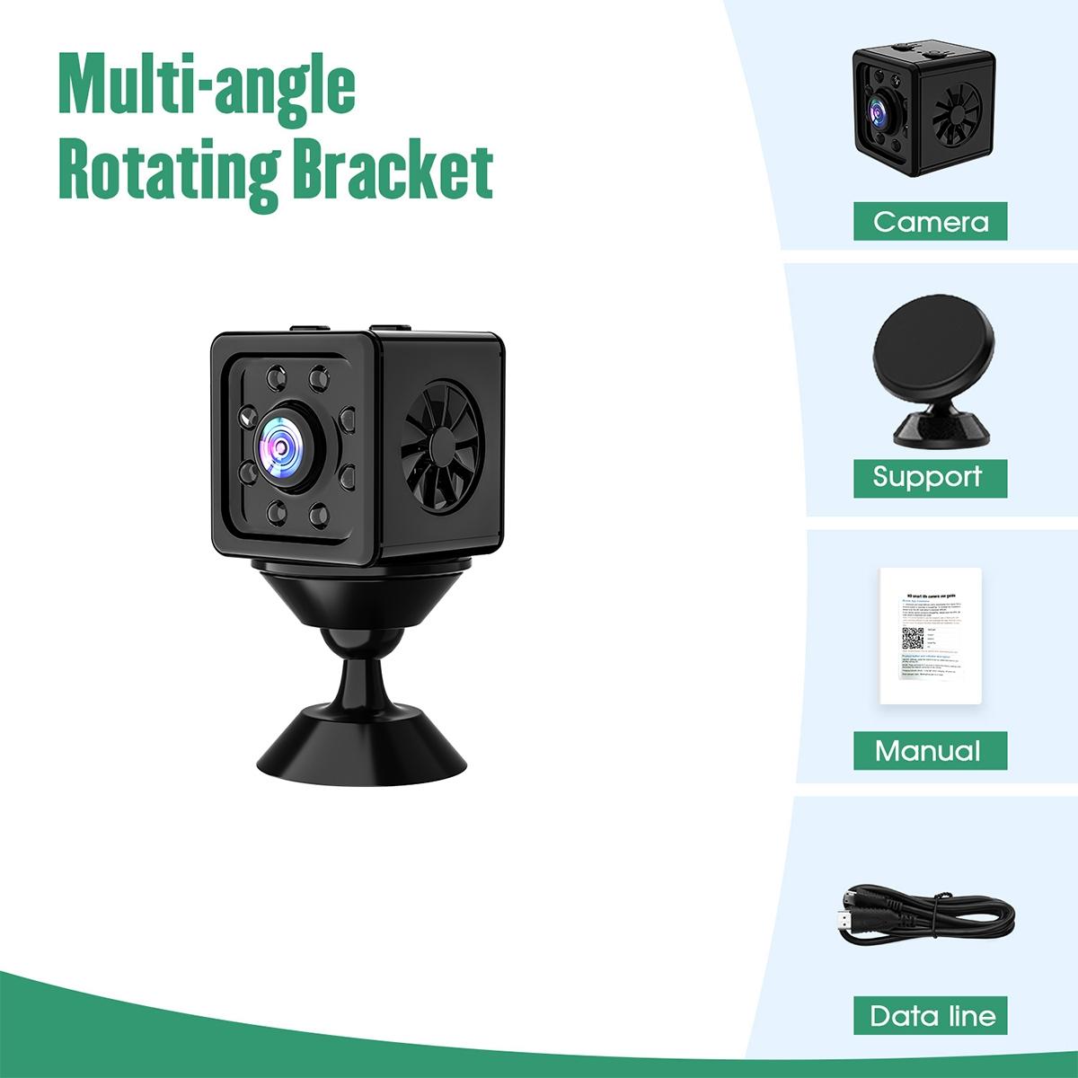 Outdoor Hd Night Vision Camera - 1080P Infrared Black-1915196939666853889
