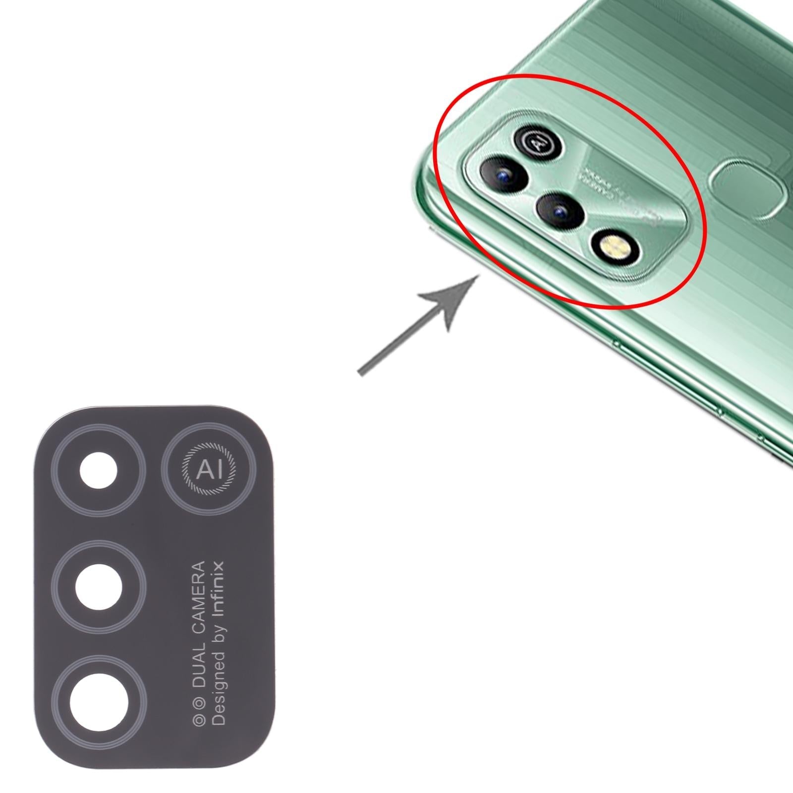 10-Pack Infinix Hot 11 Play Rear Camera Lenses-1915197161042219011
