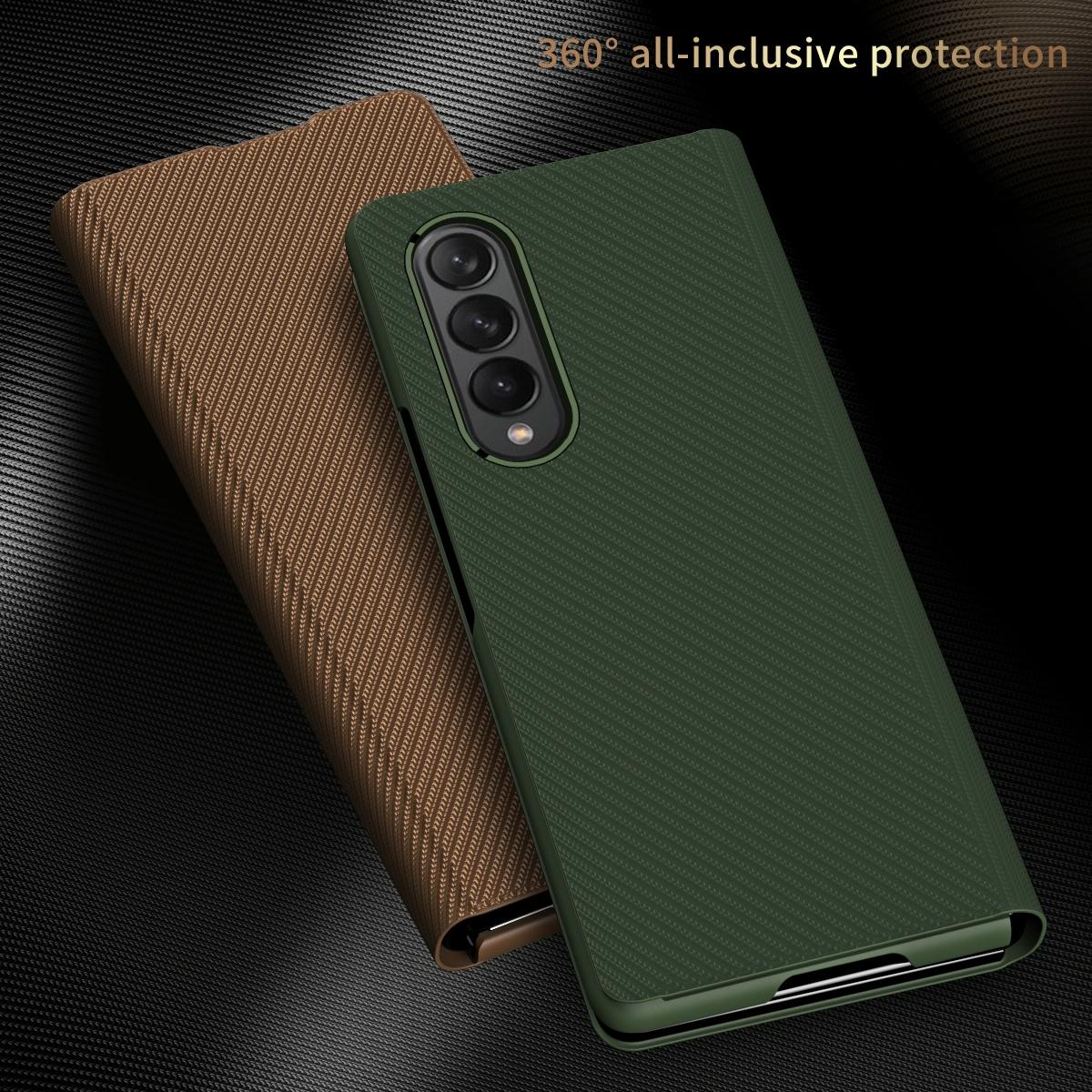 Samsung Galaxy Z Fold 4 Kevlar Texture Phone Case - All Inclusive-1915196695709356035