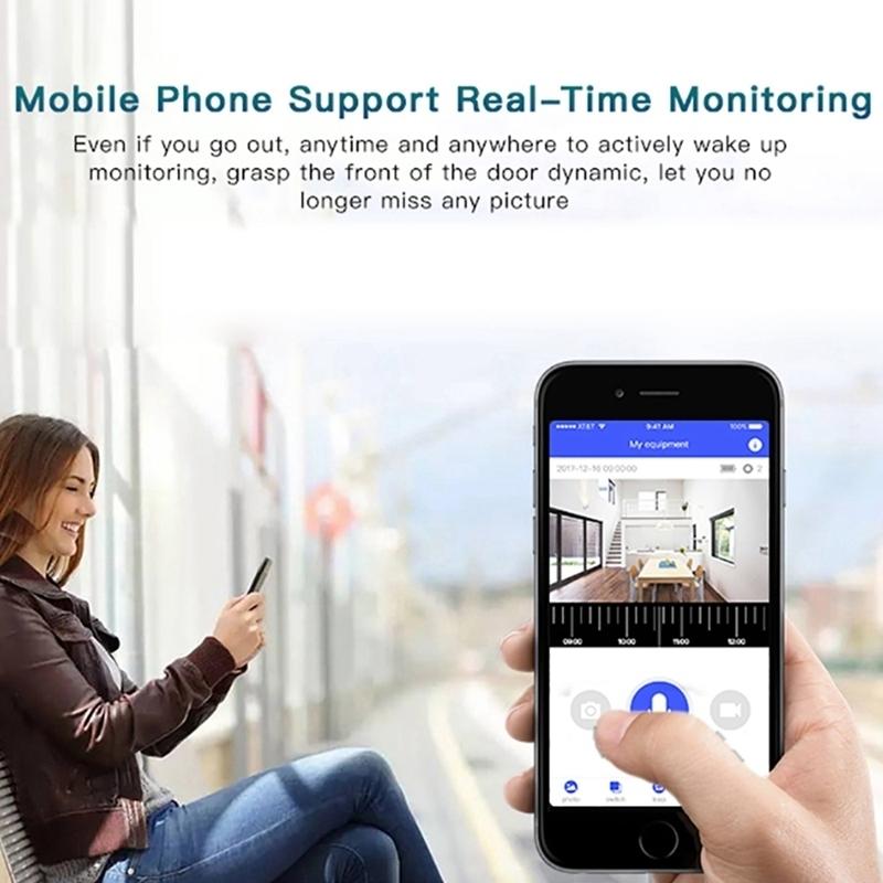 Smart Wifi Video Doorbell - Ultra Low Power 720P Ding Dong Version-1915196514519617539