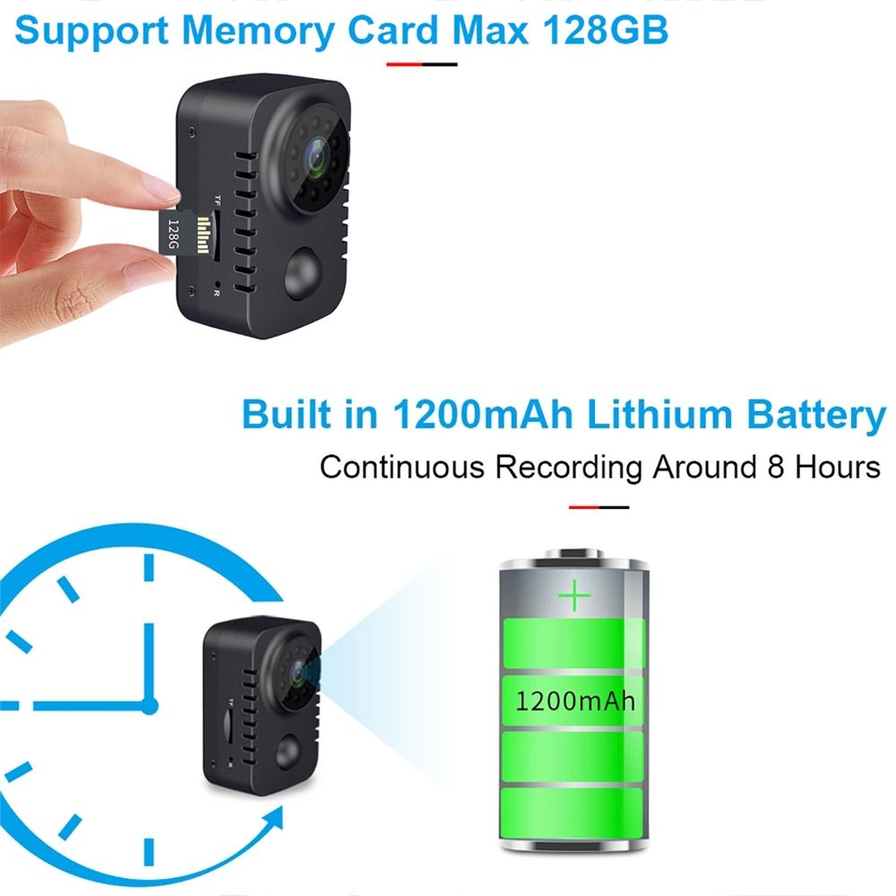 1080P Night Vision Surveillance Camera - Black-1915196841675329539