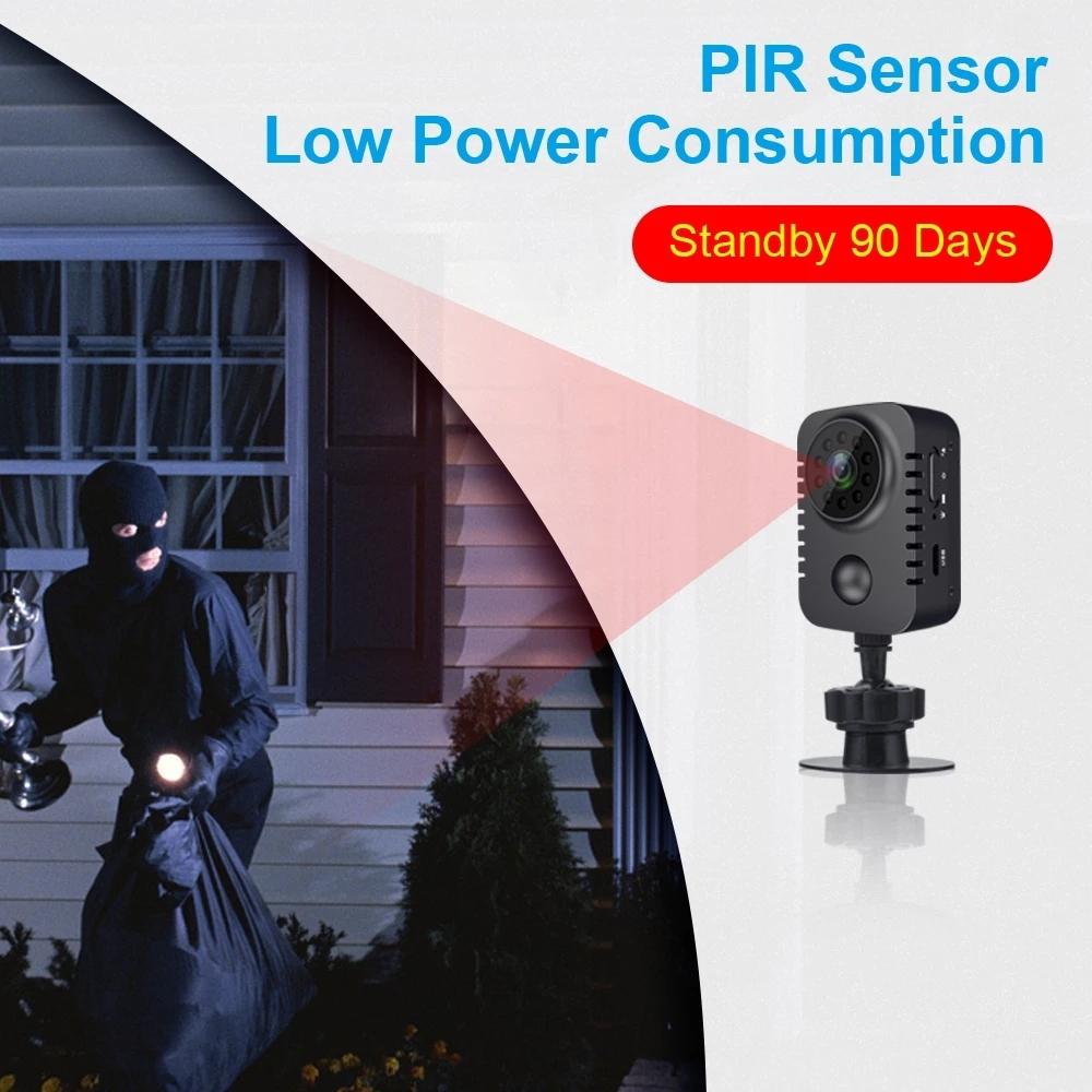 1080P Night Vision Surveillance Camera - Black-1915196841675329541