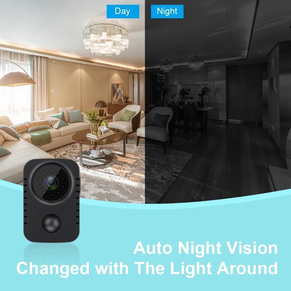 1080P Night Vision Surveillance Camera - Black-1915196841675329542