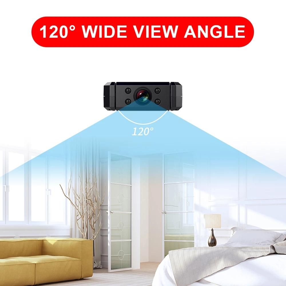 Mini Hd Wifi Camera With Infrared Night Vision - 120 Degree Recorder-1915197853911879685