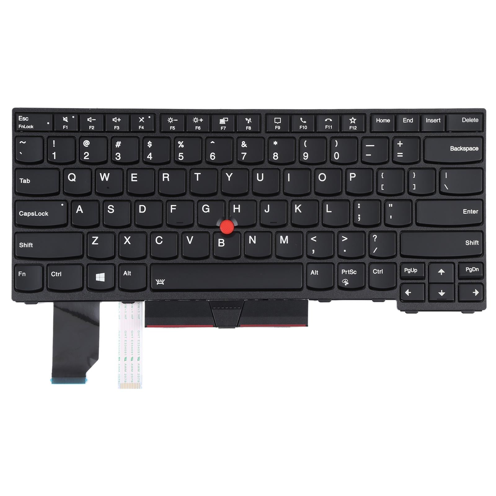 Backlit Keyboard With Trackpoint For Lenovo Thinkpad L14 - Us Version-1915197177622302720