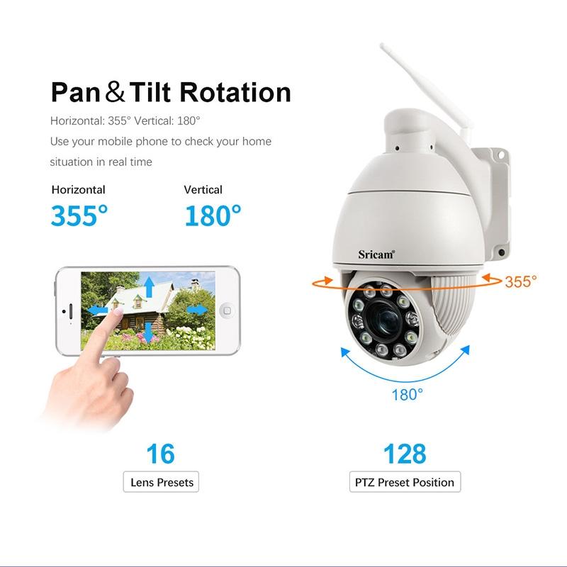 10X Zoom Wifi Ip Camera - Waterproof White-1915196654743588872