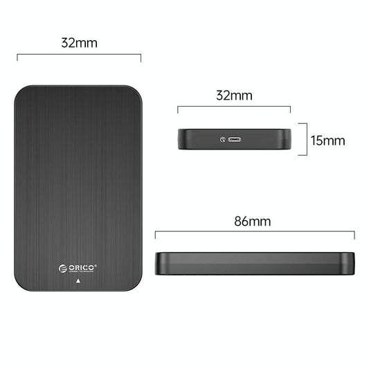 2.5 Usb3.1 Type-C Hard Drive Enclosure - Compact & Fast-1915196659260854273