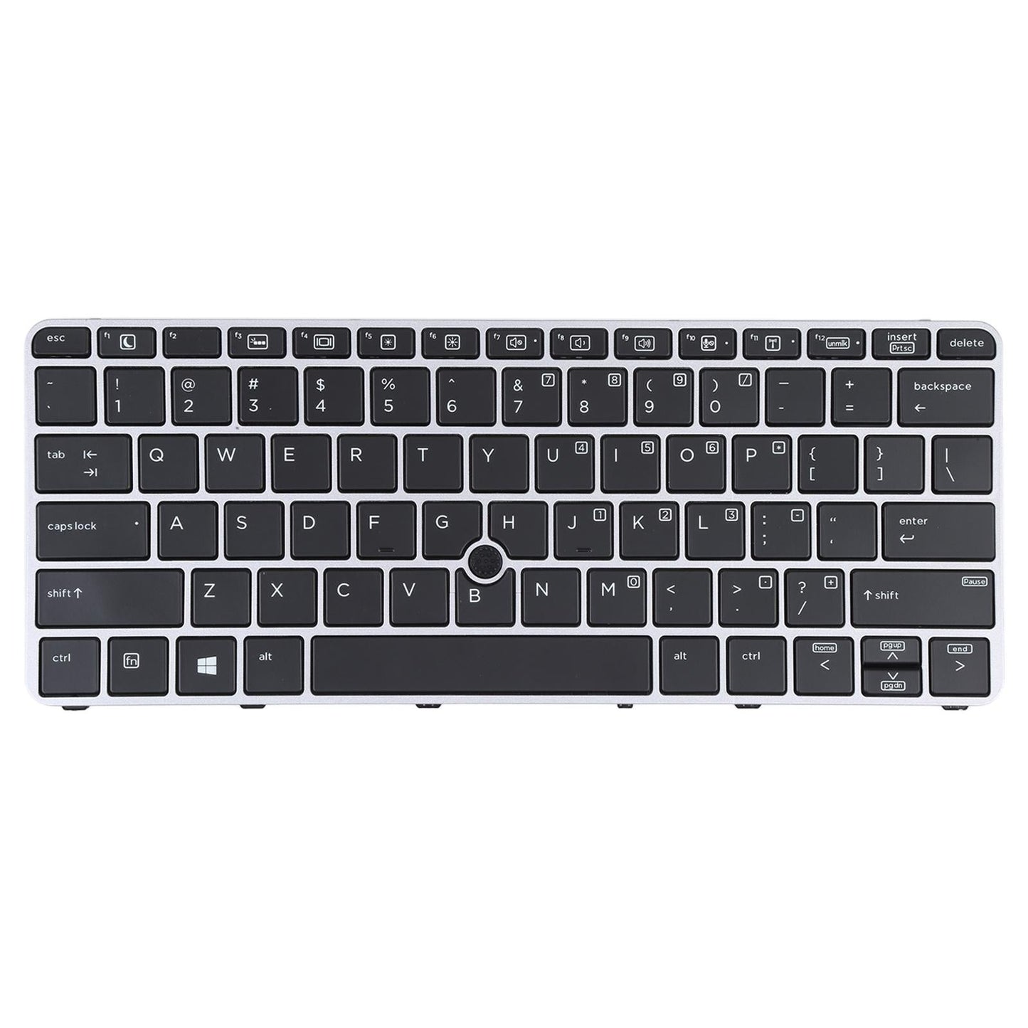 Hp Elitebook 820 G3 Keyboard With Backlight And Pointing - Silver Us Version-1915196974412468229