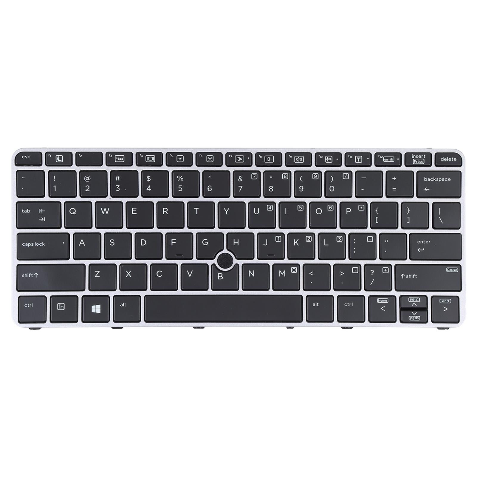Hp Elitebook 820 G3 Keyboard With Backlight And Pointing - Silver Us Version-1915196974412468229