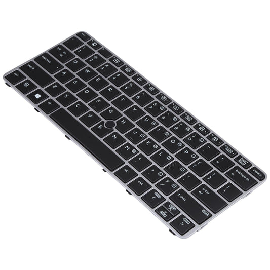 Hp Elitebook 820 G3 Keyboard With Backlight And Pointing - Silver Us Version-1915196974412468225