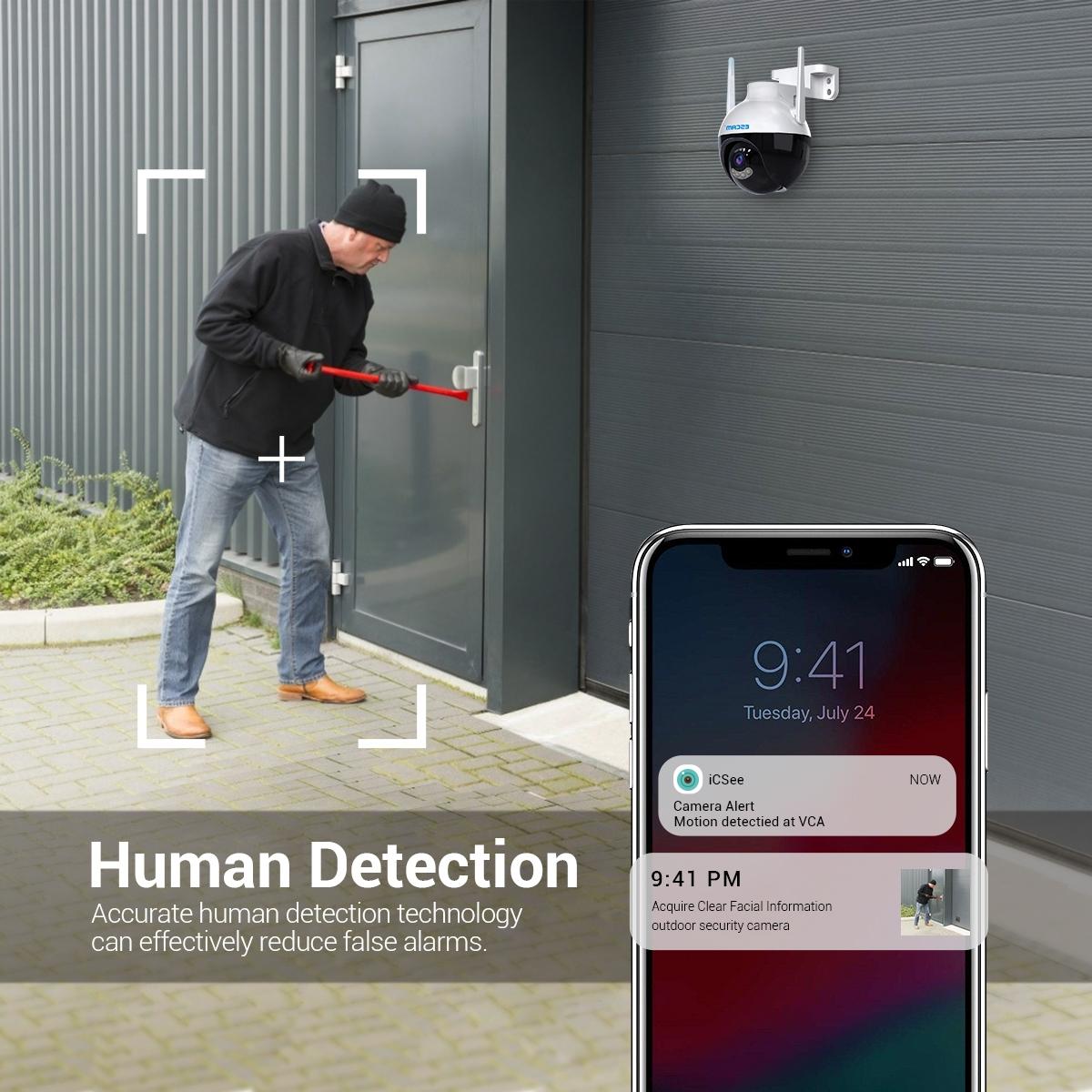 Smart Wifi Ip Camera With Ai Detection Auto Tracking Cloud Storage Night Vision Two-Way Voice-1915197959826444292