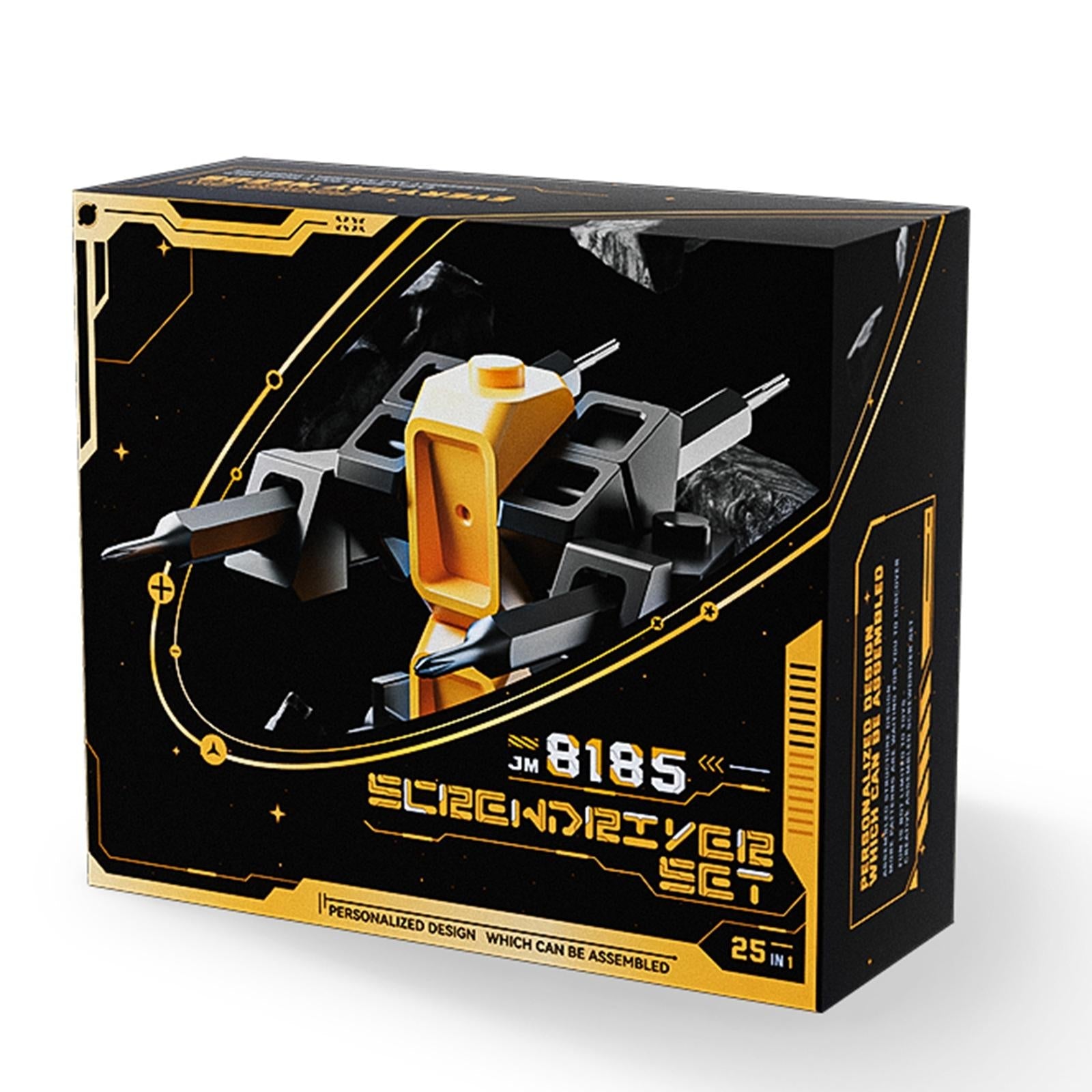 69-In-1 Multi-Function Screwdriver Set With Assemblable Blocks-1915197675117088773