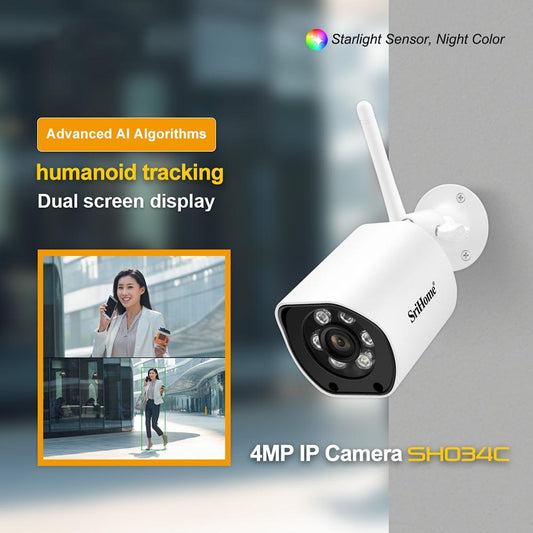 Smart Outdoor Wifi Camera With 4.0Mp Ai Tracking-1915196518596481025