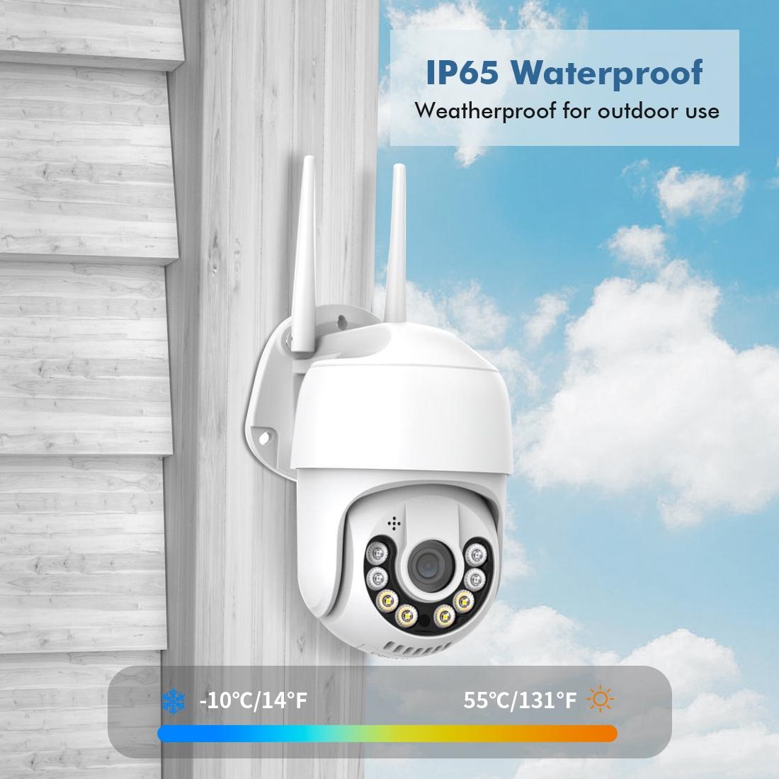 Wireless Hd Smart Camera With Night Vision & Motion Detection & Two-Way Audio & Tf Card Support-1915197533123121155