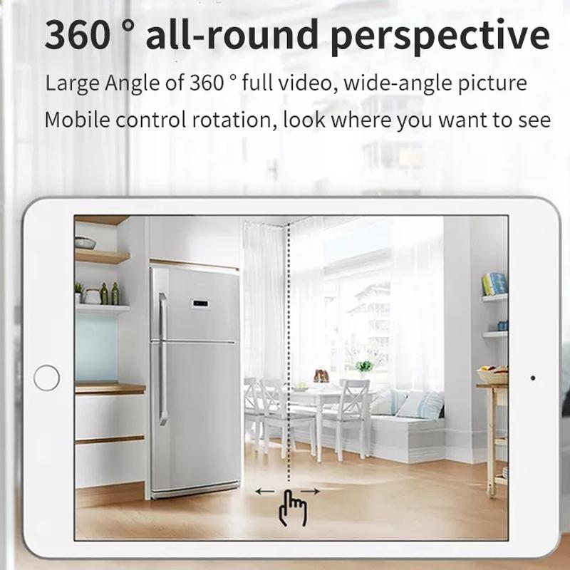 2.0Mp Wifi Light Bulb Camera With Motion Detection And Night Vision - White-1915196970067169285