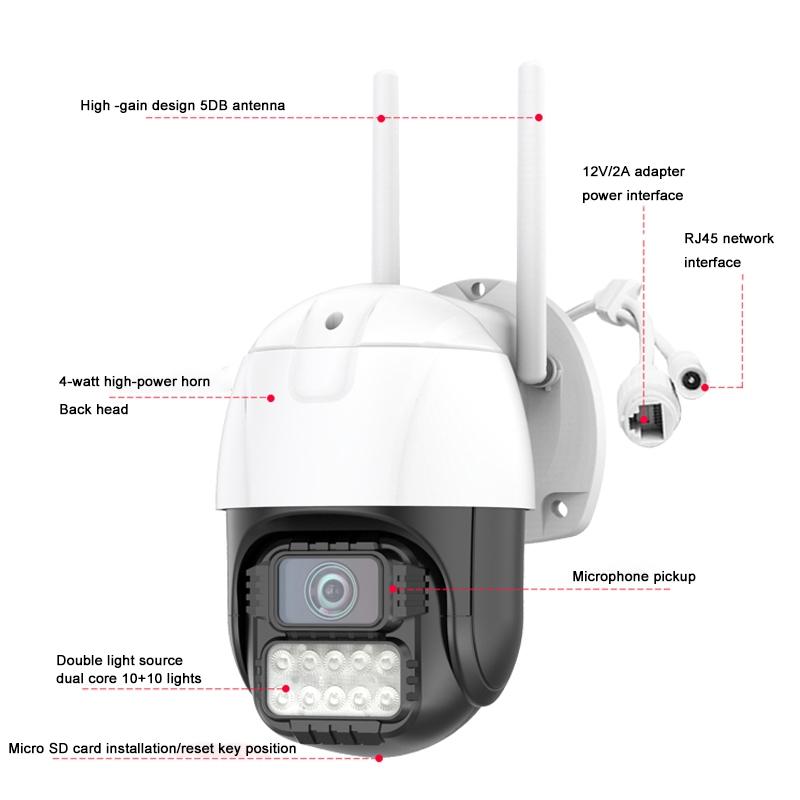 Smart Wifi Dome Camera With 3Mp Humanoid Recognition And Ai Alarm-1915197813092913153