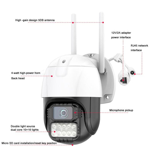 Smart Wifi Dome Camera With 3Mp Humanoid Recognition And Ai Alarm-1915197813092913153