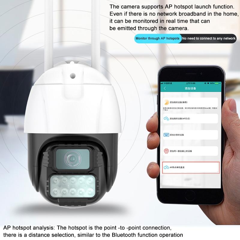 Smart Wifi Dome Camera With 3Mp Humanoid Recognition And Ai Alarm-1915197813092913158
