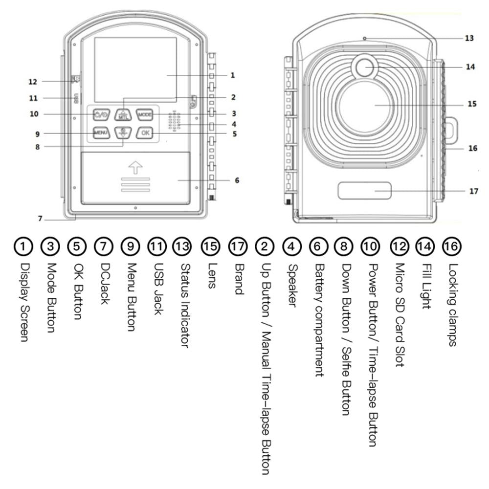 2Mp Time Lapse Camera With 2.4 Tft Screen-1915198050767343623