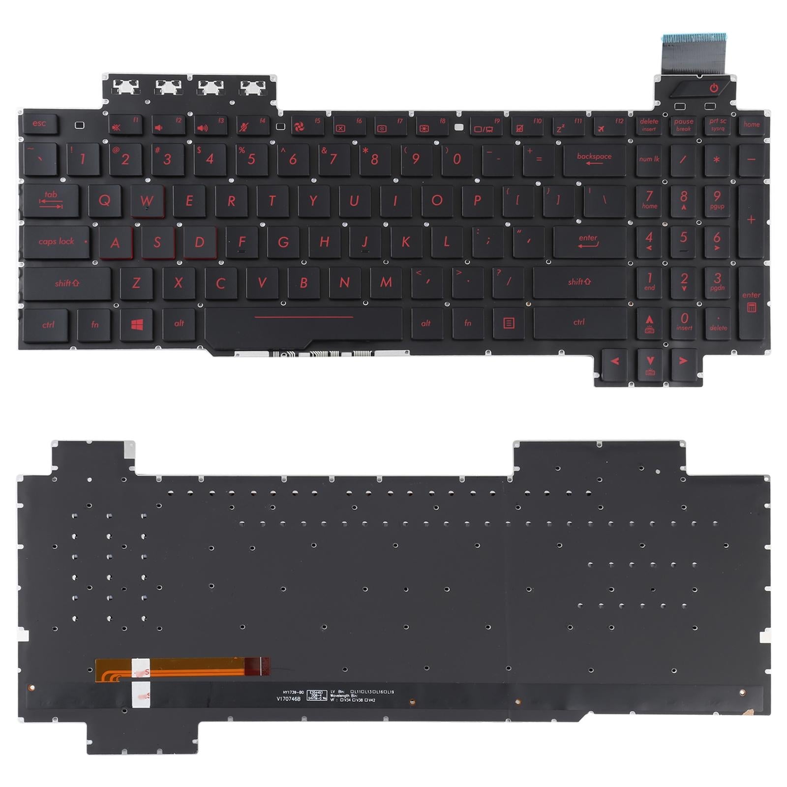 Us Version Backlit Keyboard For Asus Rog Fx503 Series-1915197261449662464