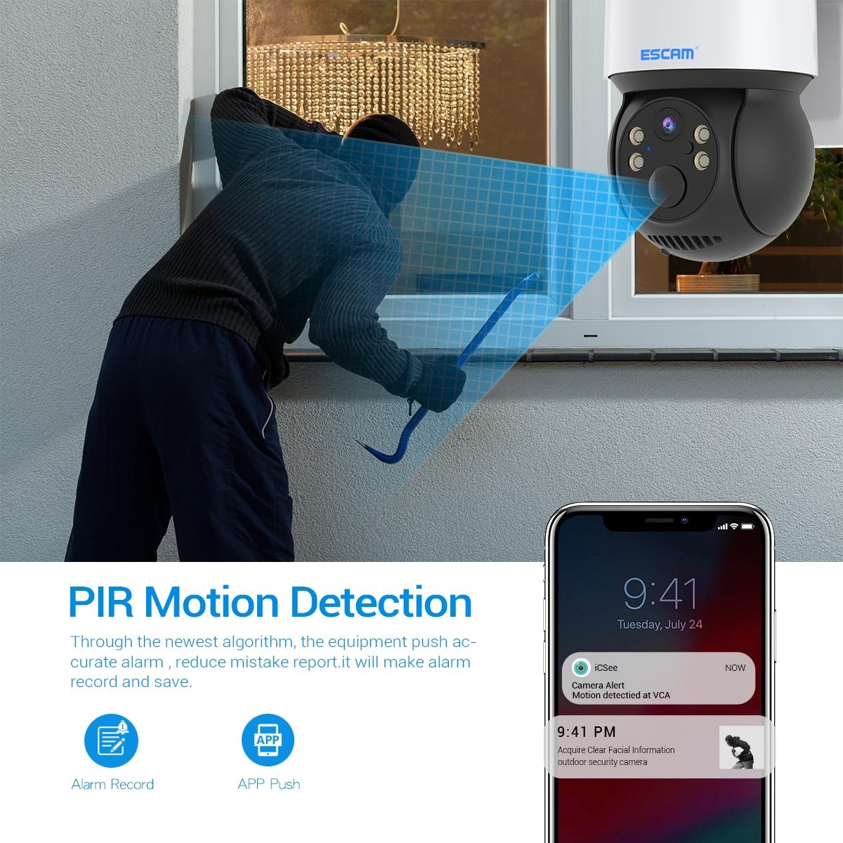 2Mp Solar Wifi Camera With Night Vision And Two-Way Audio - Black-1915196871832375304