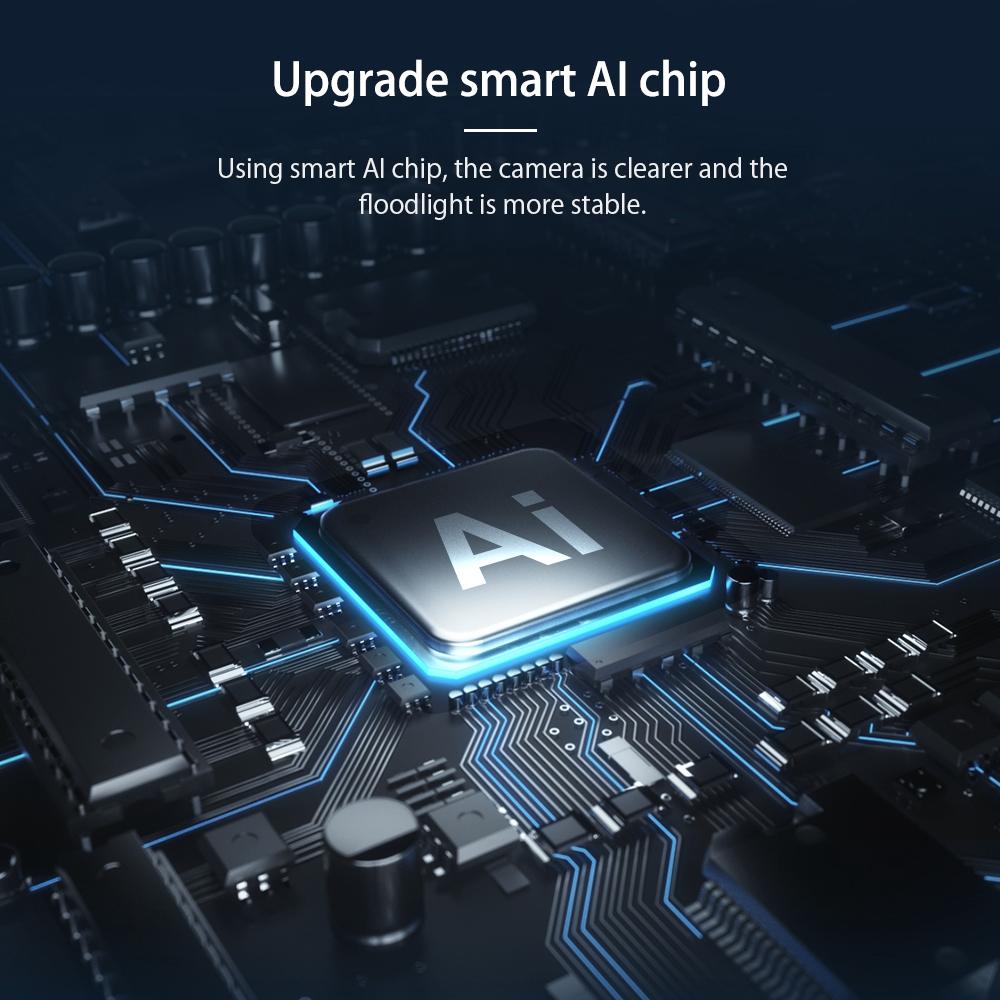 Smart Security Floodlight Camera With 4Mp Resolution Two-Way Audio And Night Vision-1915198019477835780