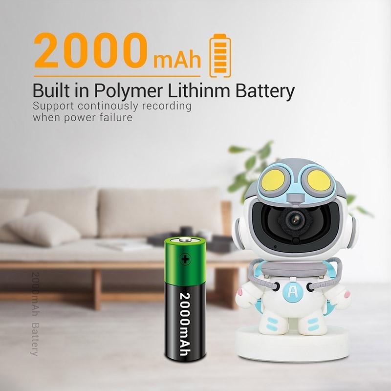 2Mp Wifi Camera With Motion Detection Tracking Sound Alarm Cloud Storage Two-Way Audio Night Vision-1915197797586571269