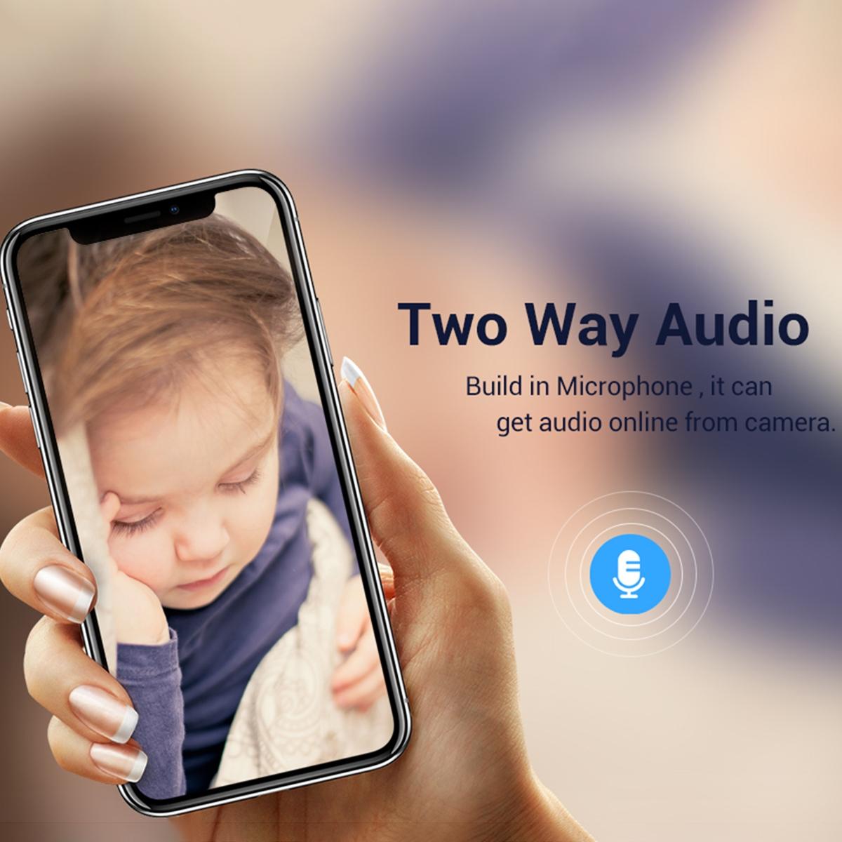 2Mp Wifi Camera With Motion Detection Tracking Sound Alarm Cloud Storage Two-Way Audio Night Vision-1915197797586571273