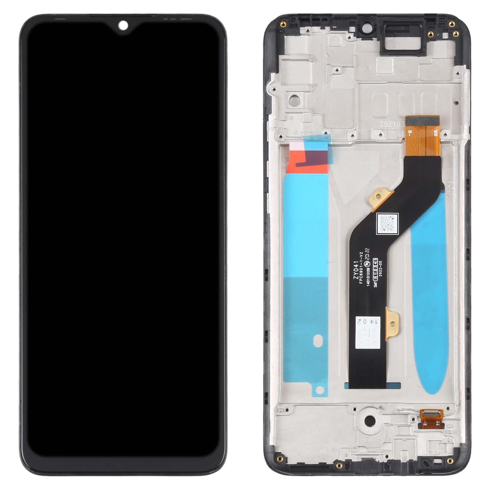 Lcd Screen Assembly For Tecno Spark 5 Air With Frame-1915197706943467521