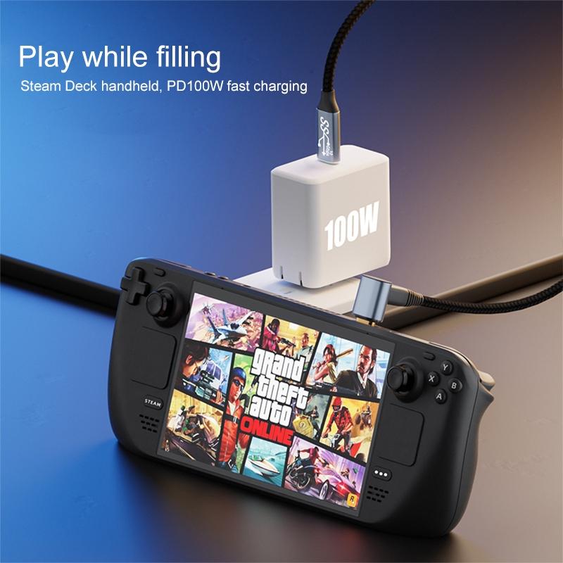 3M Usb-C To Usb-C Stereo Curved Data Cable For Steam Deck Gen2 - 100W-1915197615570554885
