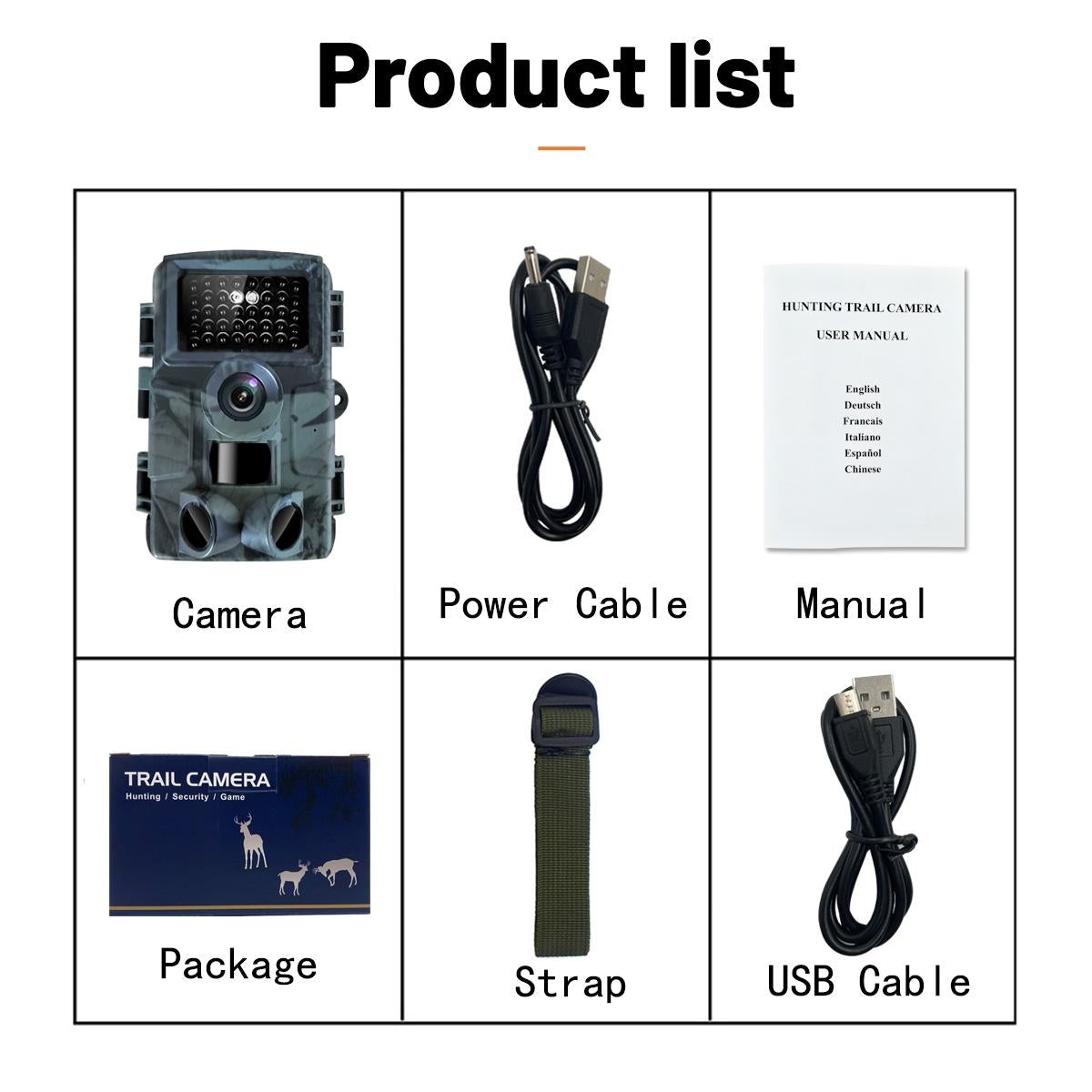 4K Infrared Night Vision Hunting Camera With 2 Lcd Screen-1915198435376631813