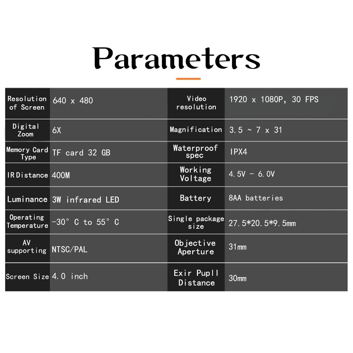 Hd Infrared Binoculars For Outdoor Hunting-1915197227572269061